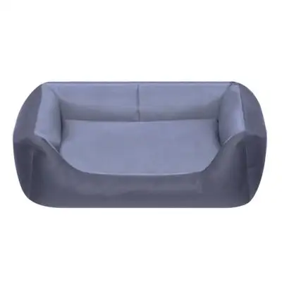 Купить yami-yami лежак для собак и кошек прямоугольный с подушкой, серый