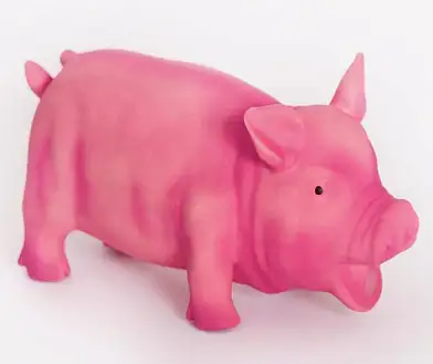 Homepet игрушка для собак поросенок со звуком латекс розовый