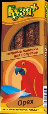 Купить Кузя лакомство палочки для попугаев "орех"