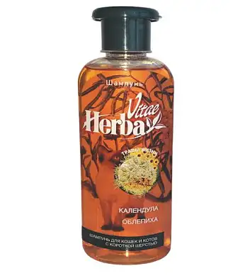 Herba Vitae шампунь для котов и кошек с короткой шерстью
